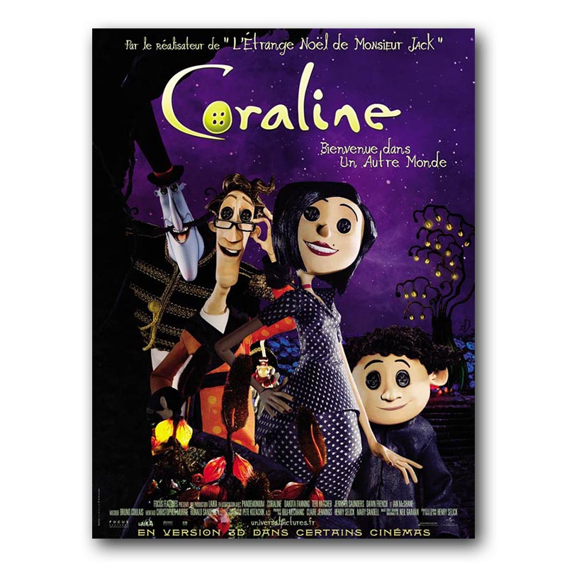 films d'Halloween à regarder en famille - Coraline - Durs à Cuire